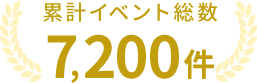 累計イベント総数7,200件