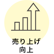 売り上げ向上