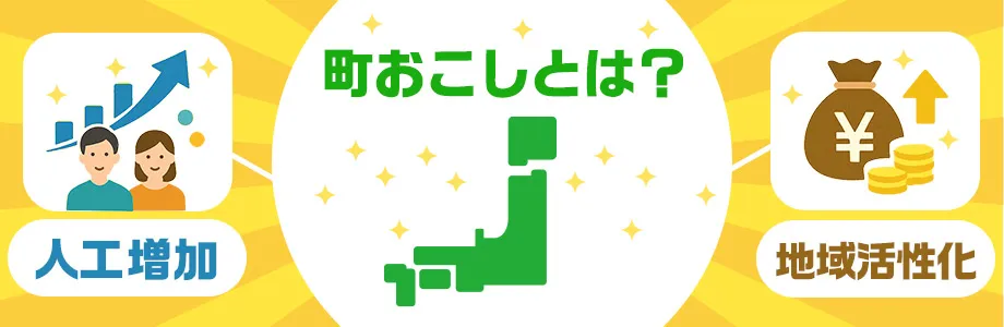 町おこしとは地域活性化活動のこと